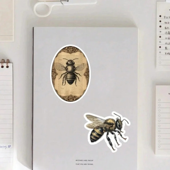 50 multicolor forest bug vinyl stickers decor laptop scrapbook phone mug helmet - Picture 6 of 7